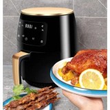 Friteuza cu Aer Cald, 2400W, 6L, LCD, Functie Coacere, fara Ulei