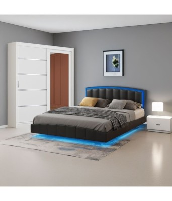 Dormitor Cod 4468 Negru 160X200 foto