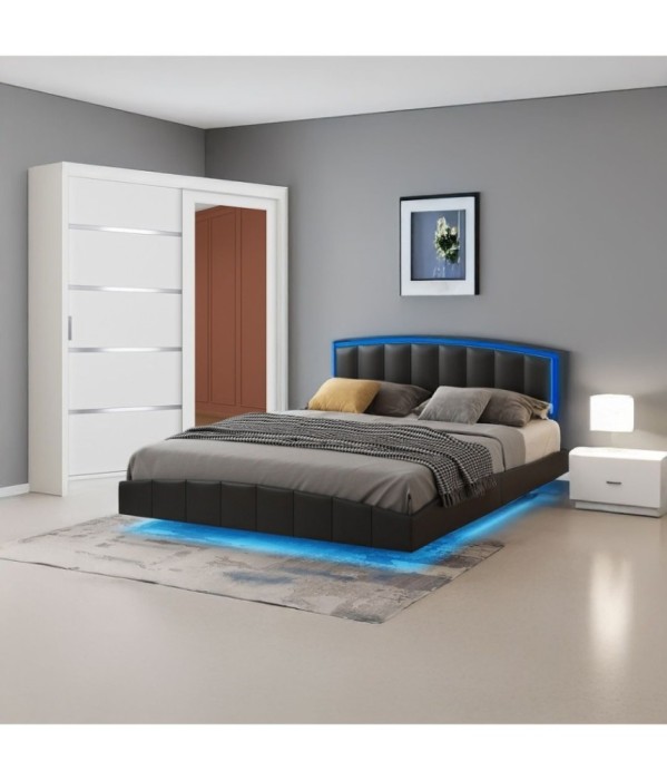 Dormitor Cod 4468 Negru 160X200