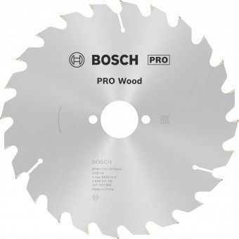 Bosch Panza ferastrau circular ProWood 190x30x2/1.3mm, T24 - 3165140373678