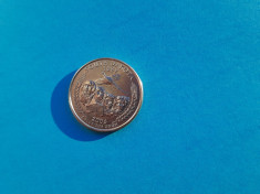 Quarter dollar 2006 lit.P-South Dakota-SUA-XF-AUNC-In realitate arata mai bine foto