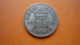 6 PENCE 1938 ARGINT *****, Europa