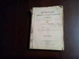 DICTIONARIU ROMANESCU, LATINESCU, GERMANESCU SI FRANCESCU - D. Pisone -1865,408p