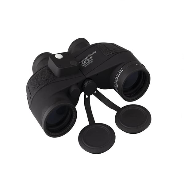 Binocul profesional cu compas si busola electronica, DEPOX&reg;, Negru, 10x50