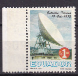 Ecuador 1972 telecomunicatii MI 1604 MNH, Nestampilat