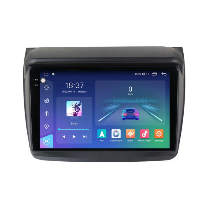 Navigatie dedicata cu Android Mitsubishi L200 2005 - 2015, 4GB RAM, Radio GPS