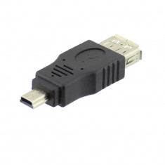 Adaptor USB A mama la mini USB tata - 126912 foto