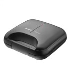 Sandwich-maker Amica SMK4021, 750 W, 3 tipuri de placi, Negru