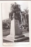 RF124 - Carte Postala - Bacau. Statuia lui V. Alecsandri din parcul Trandafirilor, circulata 1962