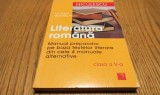 LITERATURA ROMANA - Manual Preparator Cl. a V -a - Ion Popa - 2009, 253 p.