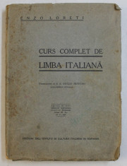 CURS COMPLET DE LIMBA ITALIANA de ENZO LORETI , 1938 foto