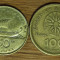Grecia -set 2 monede superbe- 50 100 drahme drachmai 1992 / 2000 -personalitati!