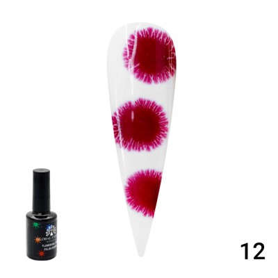 Ojă semipermanentă Flowers Ball 10ml, 12 foto