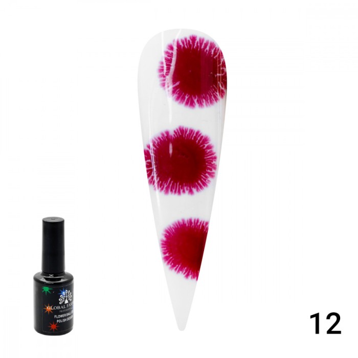 Ojă semipermanentă Flowers Ball 10ml, 12