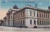 Lugoj Lugos &ndash; Palatul de Justiție, carte poștală ilustrată color, Banat