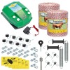 Pachet Gard Electric Complet 2000m, 4.5J, 230V, AgroElectro, Animale Domestice: Aparat, Fir, Izolatori, Conectori, Impamantare, Maner Poarta