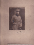 Bnk foto Portret de militar - locotenent - anii `20, Romania 1900 - 1950, Sepia