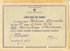 QW13 11 - 1956 - diploma - clasa 6 - Scoala 95 fete raionul T Vladimirescu