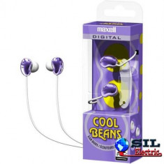 Casca in ureche 3.5mm violet Beans Maxell foto