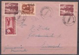 ROMANIA 1952 LP 315 VALOAREA 10 BANI/4 LEI LP 327 VALOAREA 50 BANI x2 LP 319 VALOAREA 3 BANI/30 LEI ROSU BRUN/PLIC, Stampilat