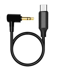 Cablu audio USB-C3.1 la mufa Jack 3.5 mm tata 50cm negru
