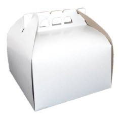Cutii Albe pentru Tort CT4, 30x30 cm, 25 Buc/Bax, Cutii cu Carton Duplex, Ambalaje Patiserie, Ambalaj Patiserie, Cutii Albe Tort, Cutii de Tort, Cutii foto