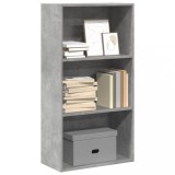 VidaXL Bibliotecă, gri beton, 60x30x114 cm, lemn prelucrat 857902