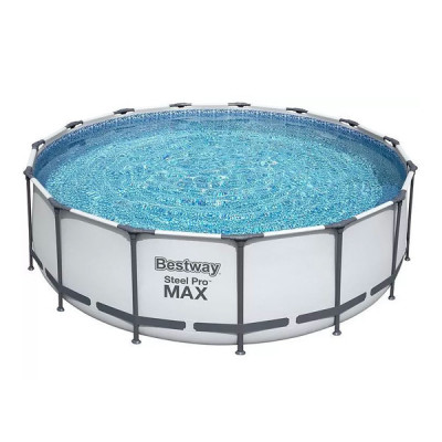 Set Piscina cu Cadru Metalic Bestway Steel Pro Max - 457 x 122 cm foto