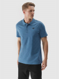 Tricou polo regular pentru bărbați - albastru, 4F Sportswear