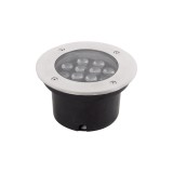 Spot pardoseala LED RGB 12W IP65, cu telecomanda, Novelite