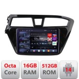Navigatie Hyundai i20 2015-2018 Edotec Kit-517 8 core QLED 2K 16+512 360 Android Waze USB Navigatie Internet Youtube Radio CarStore Technology