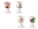 Set 8 suporturi oua Paste portelan multicolor 4.5x7 cm