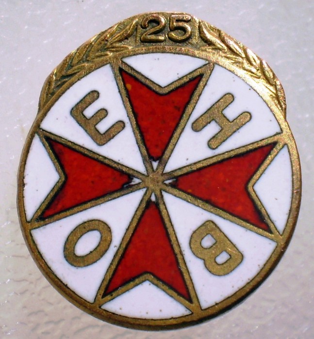 I.578 INSIGNA OLANDA First Aid for Accidents (EHBO) CRUCEA ROSIE 25 ANI email