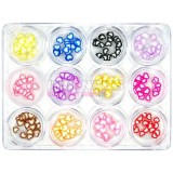 Cumpara ieftin Kit mixt decorativ, 12 buc - Fimo Nail Art 5g