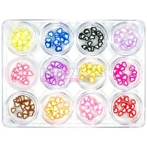 Kit mixt decorativ, 12 buc - Fimo Nail Art 5g