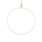 Inel metalic aurie pentru decorarea de Crăciun &Oslash;20cm, CMCLASS