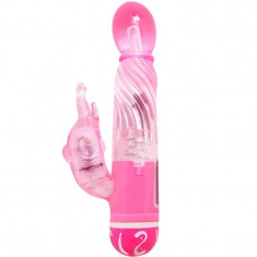 BAILE VIBRATORS MULTISPEED VIBRATOR WITH CLIT STIMULATOR PINK D-219240 foto