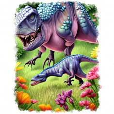 Sticker decorativ, Dinozauri, Multicolor, 70 cm, 6794ST