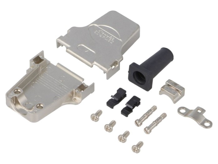 Carcasă D-Sub metal, ecranat