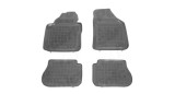 Set covorase auto din cauciuc VW Caddy III/Life, 2010 5/7 locuri, model Life, Maxi; Caddy III/Life, 03.2015 cu 5 locuri, presuri tip tavita, negru;