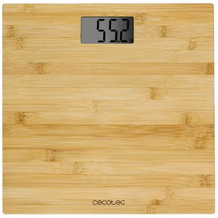 Cantar corporal Cecotec Surface Precision 9300, 180 kg, lemn bambus, Eco-friendly, banda masurare inclusa