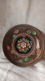 Farfurie Ceramică de HOREZU 24 cm anii 2980 comunism vintage