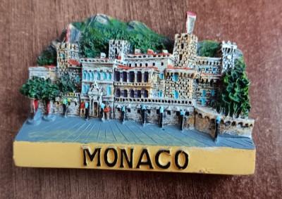 D5 - Magnet de frigider - tematica turism - Monaco 5 foto