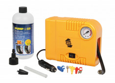 Compresor aer Pump&amp;amp;Go 12V si kit etansare pneuri foto