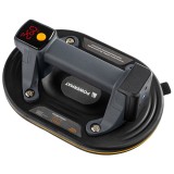 Ventuza cu acumulator si pompa de vid automata pentru sticla, faianta, gresie, diametru 200 mm, capacitate ridicare 260 kg, afișaj LCD, Powermat