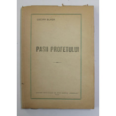 PASII PROFETULUI, poezii de LUCIAN BLAGA 1921 PRIMA EDITIE