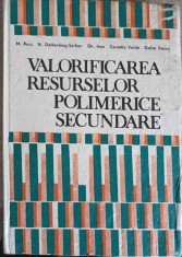 VALORIFICAREA RESURSELOR POLIMERICE SECUNDARE-M. RUSU, N. GOLDENBERG-SERBAN, GH. IVAN, C. VASILE, DOINA STA-258533 foto
