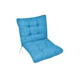 Perna scaun cu spatar, albastru, umplutura spuma, sistem de prindere, 50x100, Oem