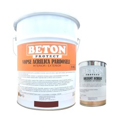 Vopsea Beton Exterior, Maron, Beton Protect, 5 Kg
