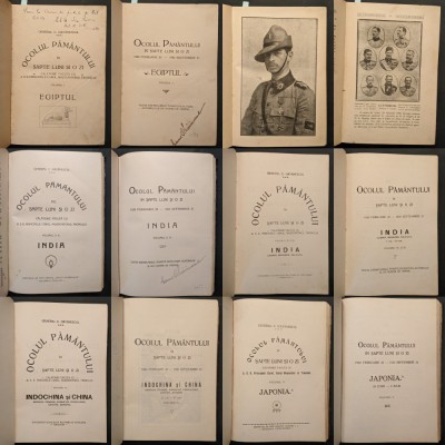 Principele CAROL al II-lea in Asia OCOLUL PAMANTULUI IN SAPTE LUNI SI O ZI 1384 pag 5 vol ilustrate C. Gavanescul Egipt India Indochina China Japonia foto